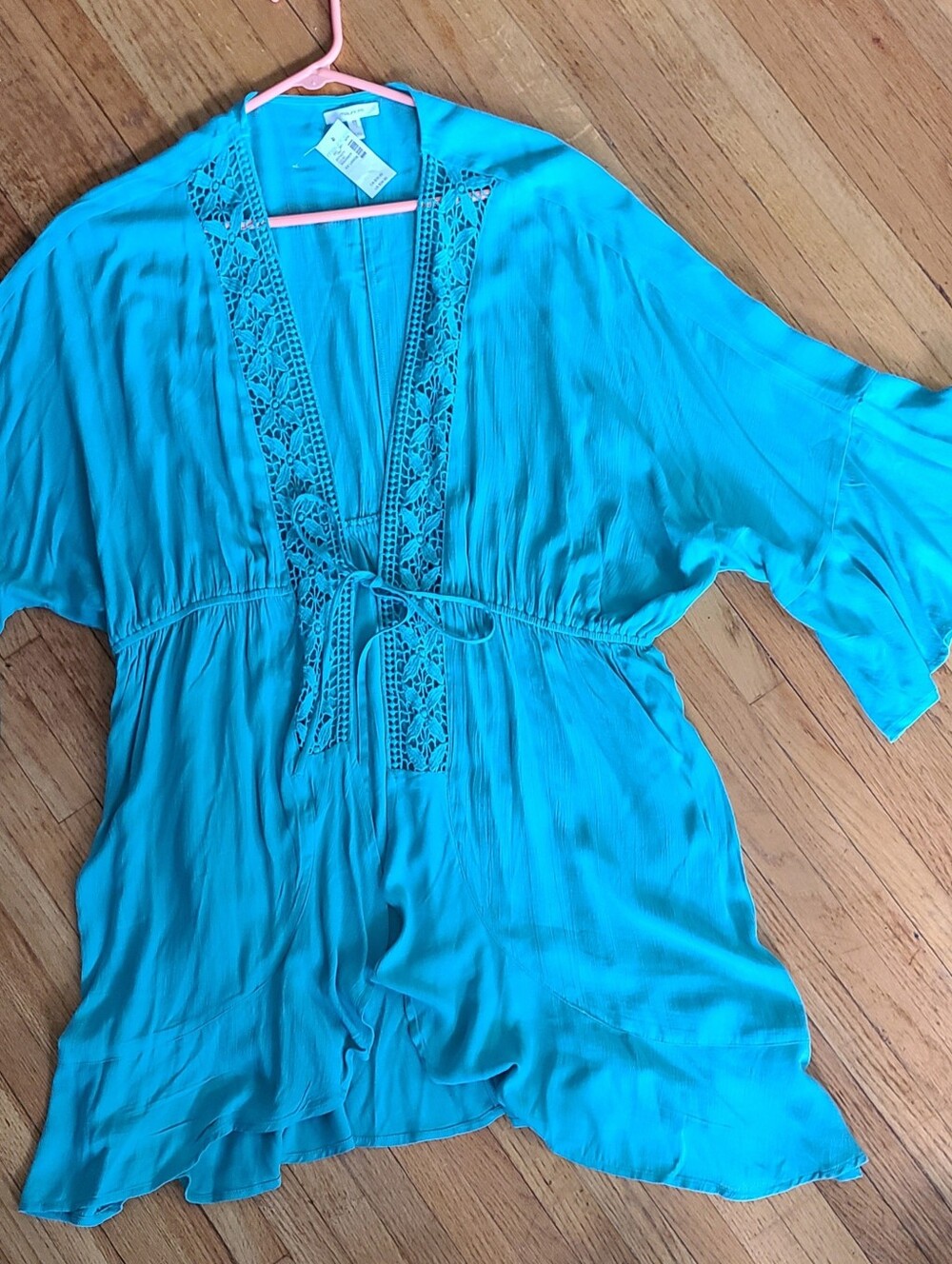 Maurices COVERUP XXL LT. TEAL BLUE NWT